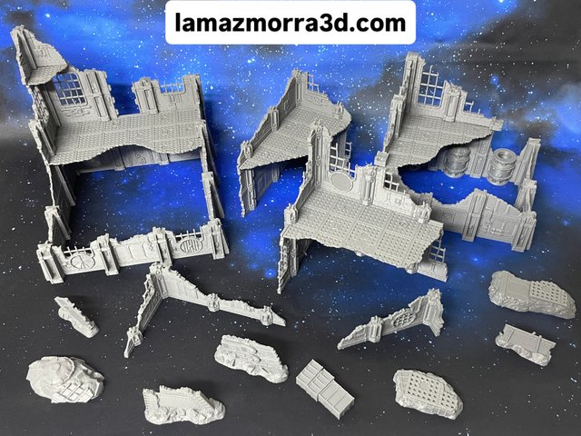 Escenografía compatible el mapa Volkus de KillTeam