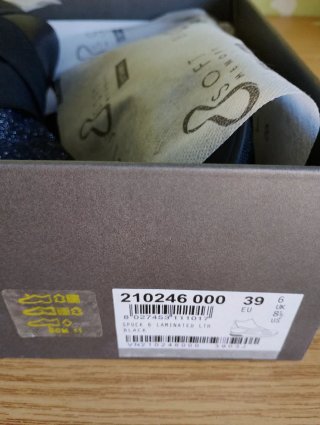 Botines Stonefly Negros en su caja. talla 39