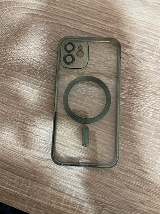Custodia iPhone 12 Trasparente Verde