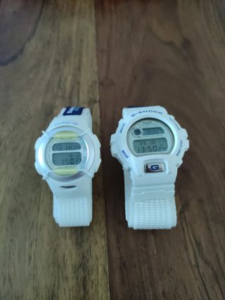 Relojes Casio G-Shock y Baby-G Blancos