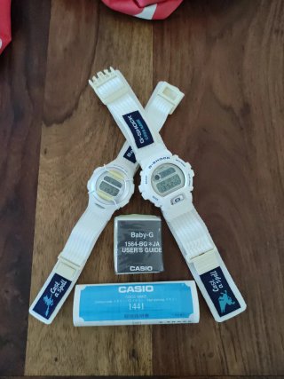Relojes Casio G-Shock y Baby-G Blancos
