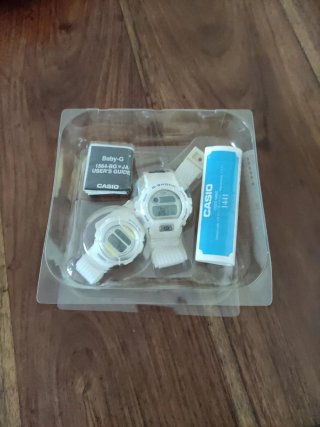 Relojes Casio G-Shock y Baby-G Blancos