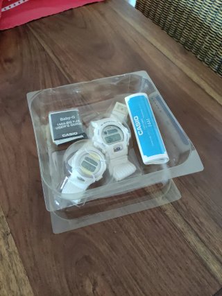 Relojes Casio G-Shock y Baby-G Blancos