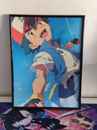 Cuadro Pokémon Ash Ketchum