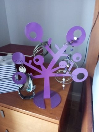 Porta joyas morado