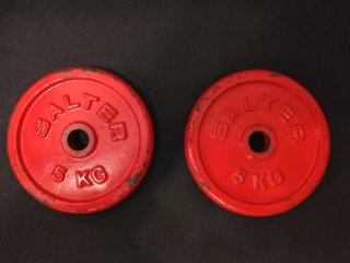 2 Discos de Pesas SALTER 5kg (10kg total)