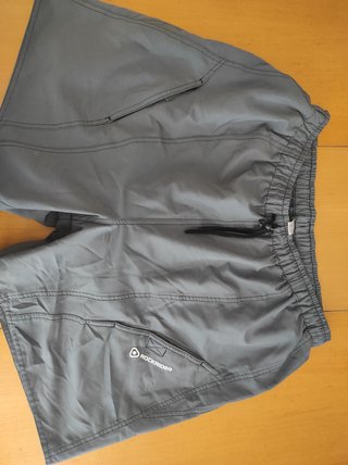 Pantalón corto de ciclismo Rockrider gris XXL