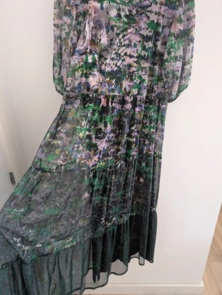 Vestido Desigual de gasa