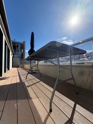 Mesa Plegable de Exterior 180 cm