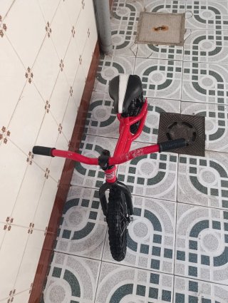 Bicicleta de equilibrio roja MONSTER