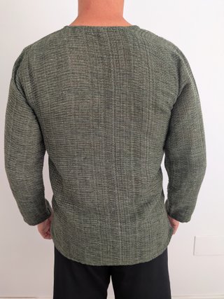 Camiseta hombre algodón texturizado