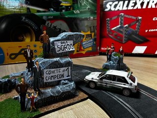 Diorama Decorativo para Scalextric