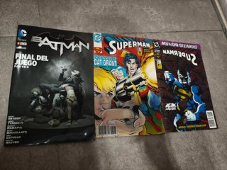 3 Comics SUPERMAN Y BATMAN
