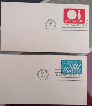 Lote Sellos FDC EEUU 1971