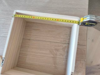 Set di 2 Scaffali Quadrati in Legno