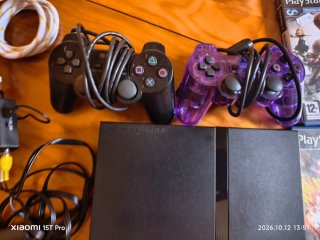 Consola PS2 Negra + 2 Mandos + Juegos