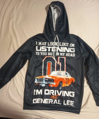 Sudadera General Lee con coche