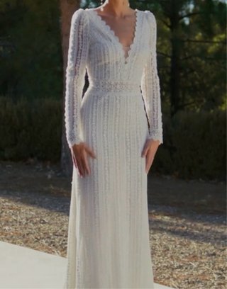 Vestido Novia Rosa Clará ALICE Talla 40