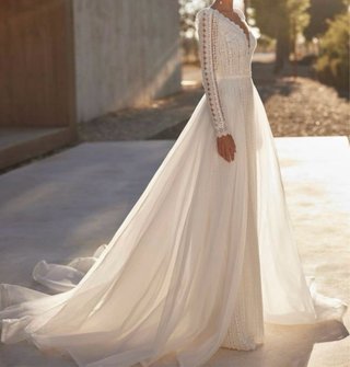 Vestido Novia Rosa Clará ALICE Talla 40
