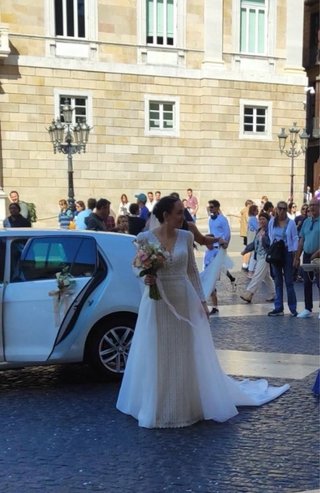Vestido Novia Rosa Clará ALICE Talla 40