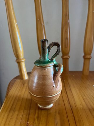Jarrón de cerámica artesanal