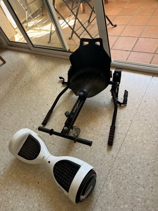 Hoverboard Hiboy Blanco con Silla Smartgyro
