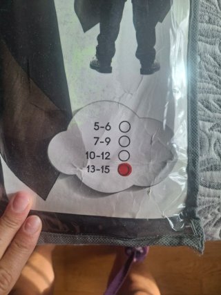 Disfraz Capa y Máscara Talla 13/15