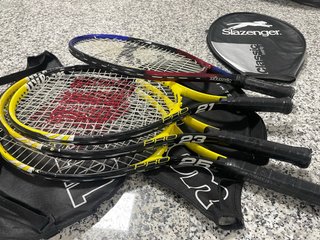 Lote 4 Raquetas Tenis Iniciación