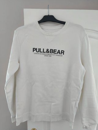 Sudadera Pull&Bear Blanca