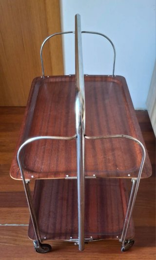 Camarera Plegable de formica y Metal
