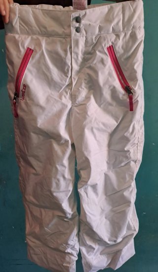 Pantalón de esquí Wed'ze blanco