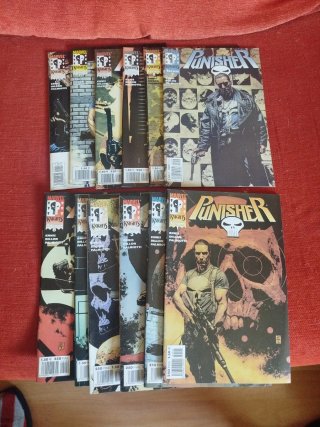 Comic Punisher de Marvel Knights del número 1 a 12