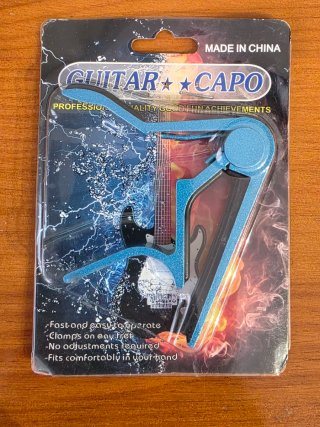 Cejilla para Guitarra Azul. Nueva