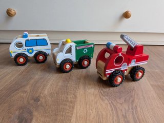 Set de 3 Coches de Madera Addo Play