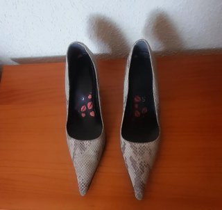 Zapatos de Tacón Print Snake Talla 38