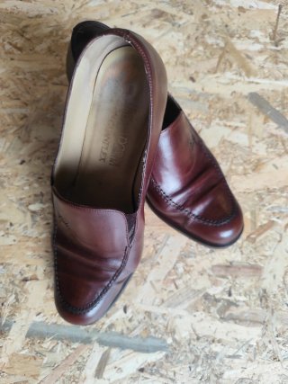 Zapatos de vestir de señora marrones