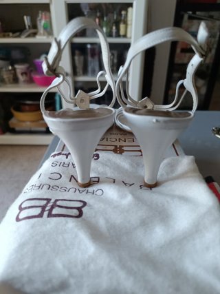 Sandalias Balenciaga Blancas T.41