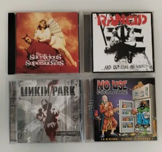 Lote 4 CDs Punk Rock y hardrock