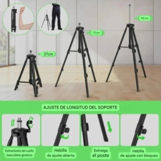 Nivel Láser 4D 16 Líneas Trípode Accesorios