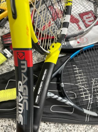 Lote 5 Raquetas de Tenis Dunlop, Babolat, Wilson