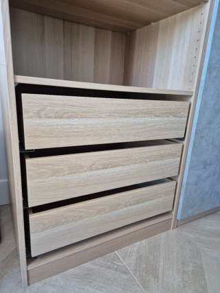 3 Cassetti Ikea Komplement per armadio 75cm