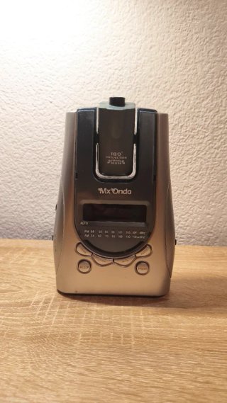 Radio despertador proyector 180° Mx Onda RETRO
