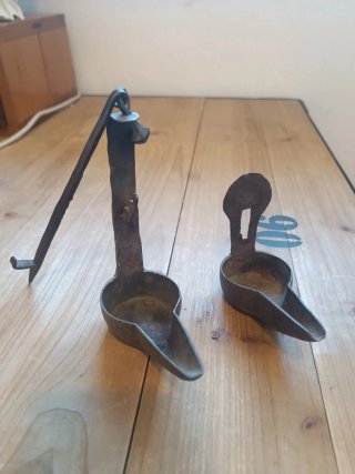 Candil de Aceite Antiguo Metal