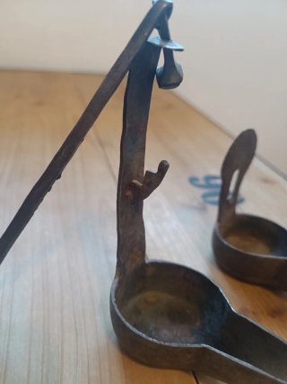 Candil de Aceite Antiguo Metal