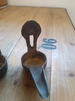 Candil de Aceite Antiguo Metal