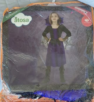 Disfraz de Vampira para Niña Atosa TL