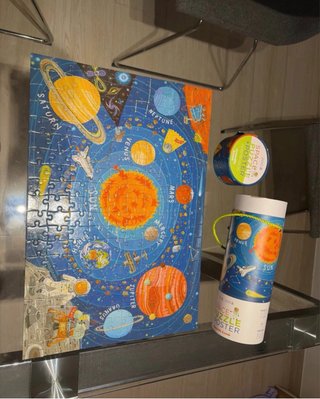 Puzzle del Sistema Solar con Póster