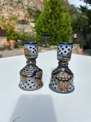 Pareja de Candelabros Mexicanos