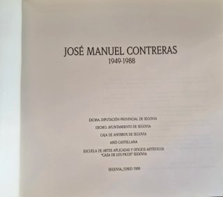 José Manuel Contreras 1949- 1988