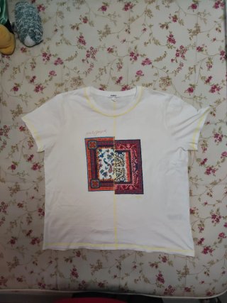 Camiseta Desigual Talla XL Multicolor